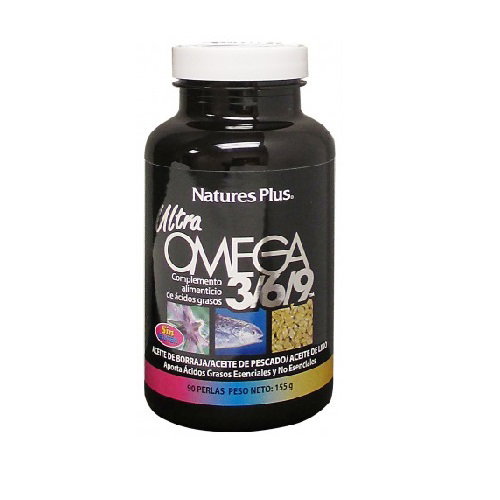 NATURES PLUS ULTRA OMEGA 3-6-9 90 perles NATURES PLUS ULTRA OMEGA 3-6-9 90 perles