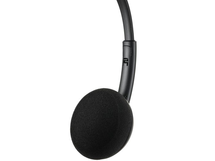 Sandberg MiniJack Office Headset Saver, Casque micro avec adaptateur pour smartphone et PC, serre-tête et bras microphone réglables, pour visioconférences
