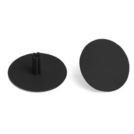 HERRAJES ALK Support d'étagère OR d5-10 L18 nickel avec gomme