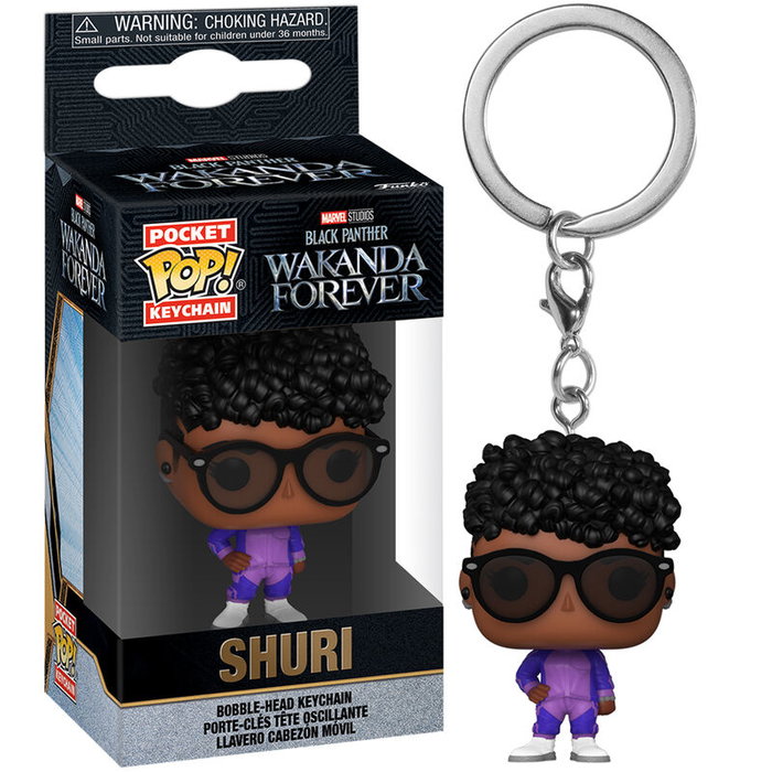 FUNKO Llavero Pocket POP Marvel Black Panther Wakanda Forever Shuri FUNKO Llavero Pocket POP Marvel Black Panther Wakanda Forever Shuri