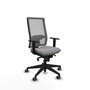 PIQUERAS Y CRESPO Chaise de bureau Horna, mécanisme synchrone, gris