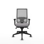 PIQUERAS Y CRESPO Chaise de bureau Horna, mécanisme synchrone, gris