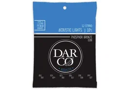 DARCO Jeu de 12 Cordes Acoustique Phosphor Bronze 92/8 Light 10-47