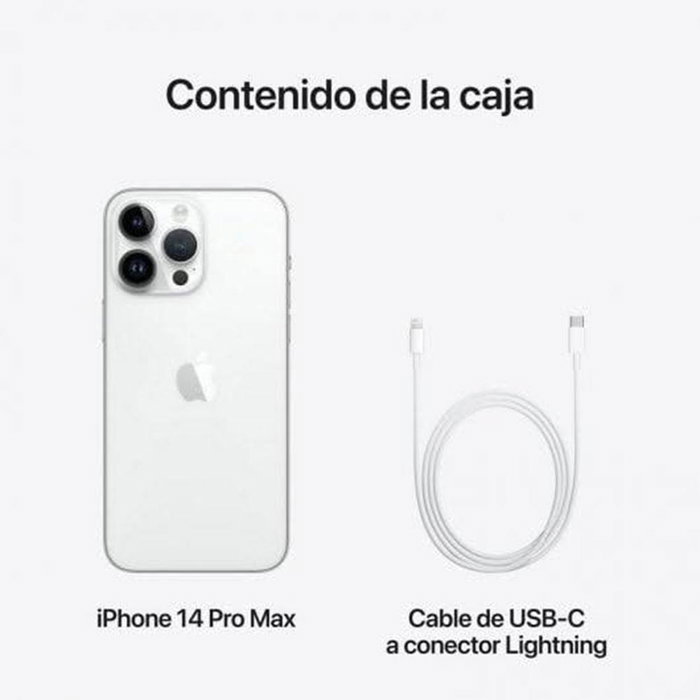 Apple iPhone 14 Pro Max 128 Go Argent (Reconditionné) Apple iPhone 14 Pro Max 128 Go Argent (Reconditionné)