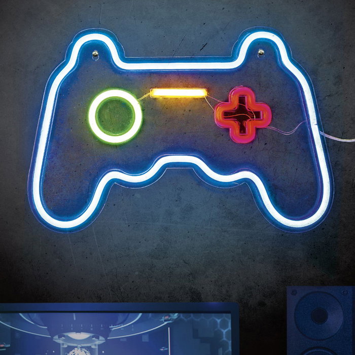 Home Deco Factory DECO NEÓN LED USB 'MANDO PLAY'