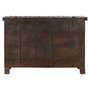 Coffre Home ESPRIT Marron Fer bois de teck 137 x 44 x 98 cm