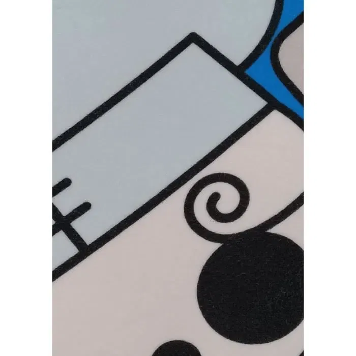 One Piece - Coussin décoratif 3D Microfibre Skull Sanji - Housse personnage de manga - 40 cm - Idée cadeau