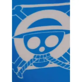 One Piece - Coussin décoratif 3D Microfibre Skull Sanji - Housse personnage de manga - 40 cm - Idée cadeau