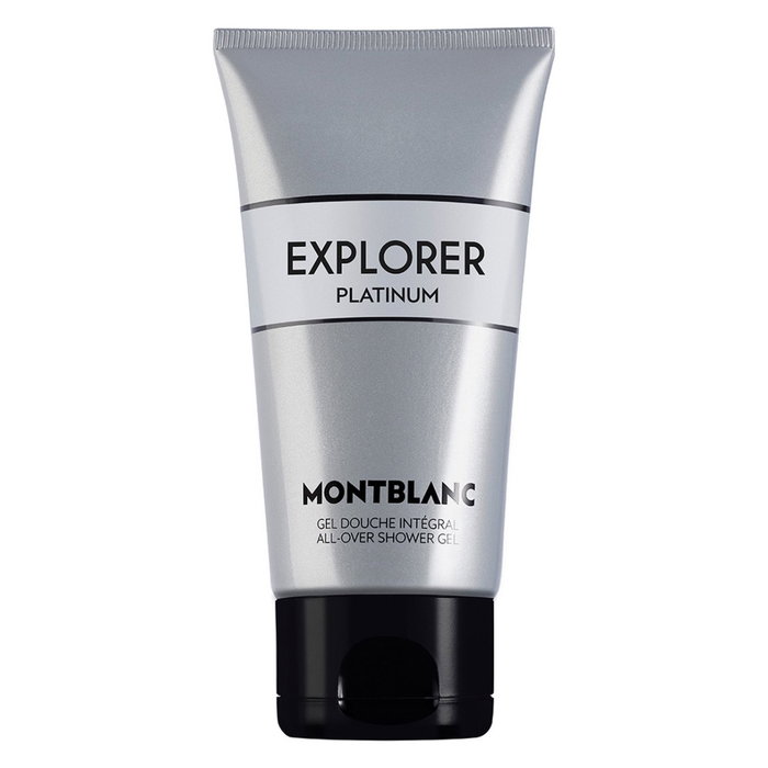 Montblanc Explorer Platinum Gel Douche Nettoyant Pour Tous Types de Peau 150 ml