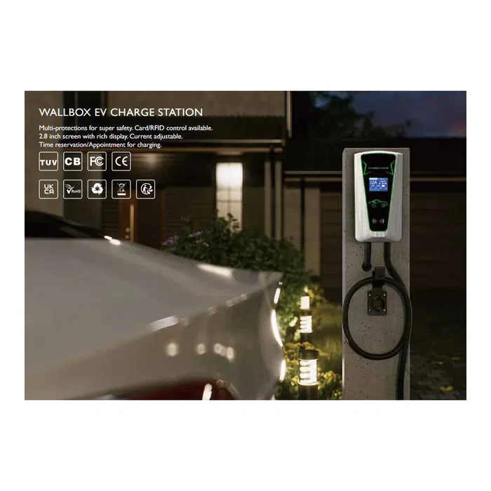 Teison Chargeur Voiture Électrique 7kW Monophasé 5m Type 2 Intelligent WiFi/4G