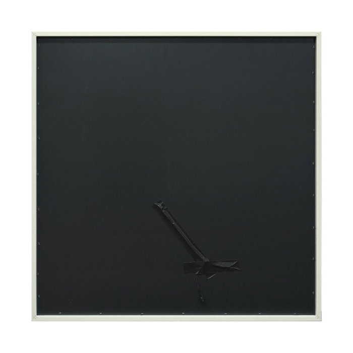 Tableau avec LED Home ESPRIT Bleu Vert Moderne 83 x 3 x 83 cm (2 Unités)