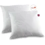 Abeil Lot de 2 oreillers Ultima Confort - 60 x 60 cm - Oreillers doux et gonflants - Certifiés Oeko-Tex Standard 100