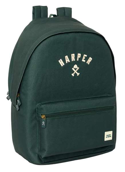 Harper & Neyer Sac à dos Double pour PC Portable 15,6" avec Port de Charge USB, Vert, 31 x 44 x 18 cm Harper & Neyer Sac à dos Double pour PC Portable 15,6" avec Port de Charge USB, Vert, 31 x 44 x 18 cm