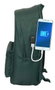 Harper & Neyer Sac à dos Double pour PC Portable 15,6" avec Port de Charge USB, Vert, 31 x 44 x 18 cm