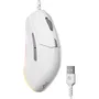 Steelseries Souris Gaming Filaire Rival 3 Gen 2 - Blanc, Capteur TrueMove Core 8.5K DPI, RGB 3 zones, 77g