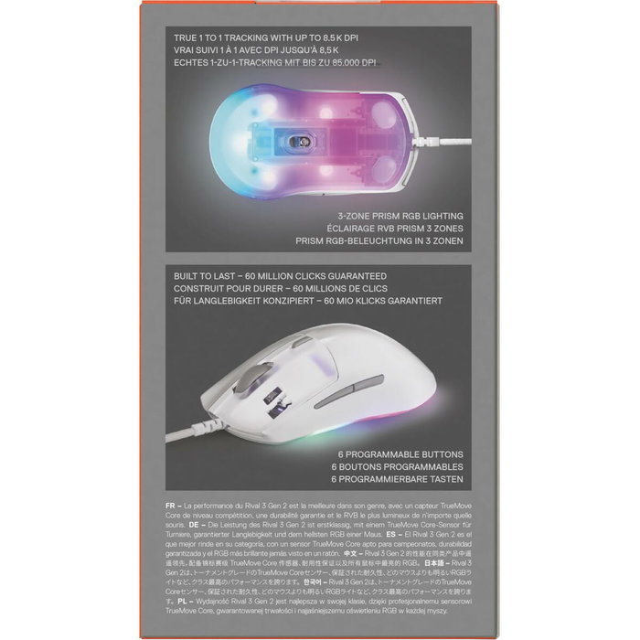 Souris SteelSeries 62516 Blanc Souris SteelSeries 62516 Blanc