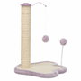 Trixie Patte griffoir Junior avec poteau - 50 cm - Naturel et mauve
