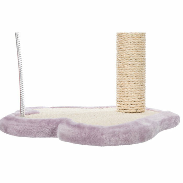 Trixie Patte griffoir Junior avec poteau - 50 cm - Naturel et mauve
