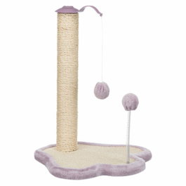 Trixie Patte griffoir Junior avec poteau - 50 cm - Naturel et mauve