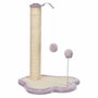 Trixie Patte griffoir Junior avec poteau - 50 cm - Naturel et mauve