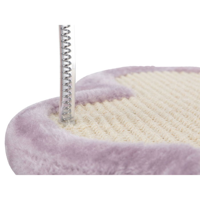 Trixie Patte griffoir Junior avec poteau - 50 cm - Naturel et mauve