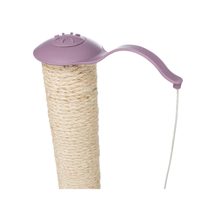 Trixie Patte griffoir Junior avec poteau - 50 cm - Naturel et mauve