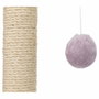 Trixie Patte griffoir Junior avec poteau - 50 cm - Naturel et mauve