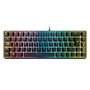 Krom Kalista, clavier gaming membranaire 62% avec rétroéclairage RGB Rainbow, USB