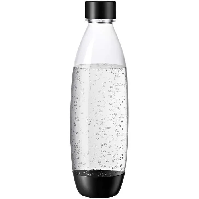 SodaStream Fuse Lot de 2 bouteilles de 1 L en plastique sans BPA compatibles lave-vaisselle pour Soda Maker Duo Spirit One Touch Play Source Power SodaStream Fuse Lot de 2 bouteilles de 1 L en plastique sans BPA compatibles lave-vaisselle pour Soda Maker Duo Spirit One Touch Play Source Power