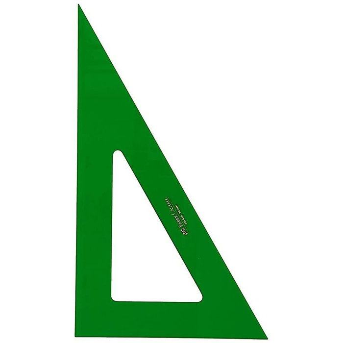 Équerre à dessin Faber-Castell Vert 12 cm (5 Unités)