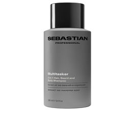 Sebastian Professionals Shampooing, gel douche 3 en 1 pour hommes, nettoyant cheveux, barbe et corps, parfum bergamote et poivre rose, 280 ml