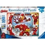Ravensburger - Puzzle 100 Pièces XXL Marvel Avengers - Le Puissant Iron Man - 49x36 cm - À Partir de 6 Ans - Réf. 00013377