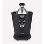 H.Koenig AGR82 Presse-agrumes électrique 160 W silencieux, avec bec anti-gouttes, noir mat et acier inoxydable, compatible lave-vaisselle, sans BPA