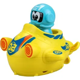 Silverlit - Sous-marin motorisé pour enfant TOOKO - Flotte et projette de l'eau - Personnage et effets sonores inclus - À partir de 2 ans - Jaune et bleu
