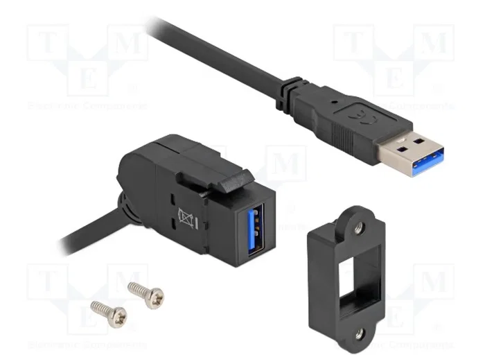 DELOCK Module USB Keystone USB A noir DELOCK Module USB Keystone USB A noir