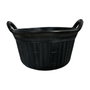 WOLFPACK LINEA PROFESIONAL Espuerta Goma Carbonera 30 Litres Noir