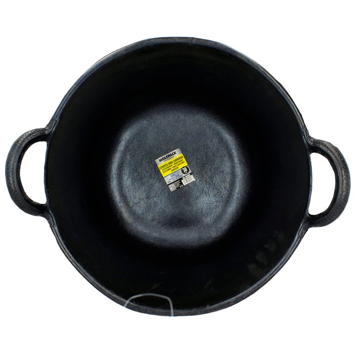 WOLFPACK LINEA PROFESIONAL Espuerta Goma Carbonera 30 Litres Noir