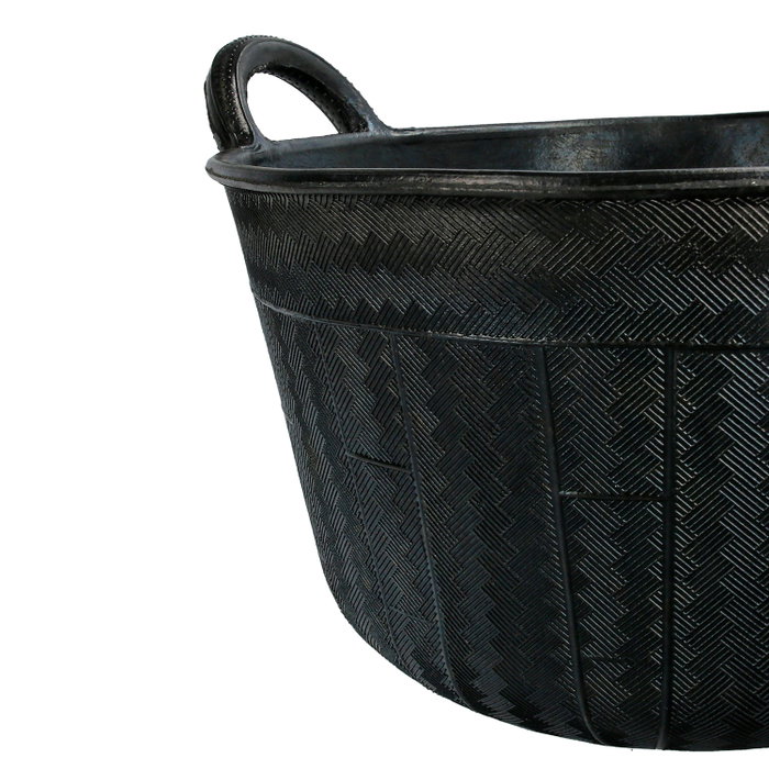 WOLFPACK LINEA PROFESIONAL Espuerta Goma Carbonera 30 Litres Noir