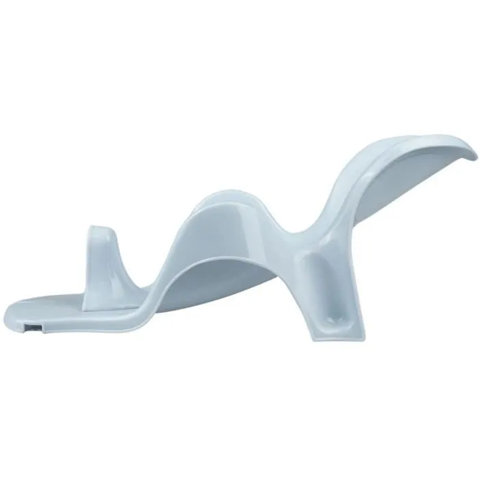 Thermobaby Transat de bain Daphné - Siège de bain bébé, Bleu, Conforme aux normes de sécurité, Pour enfants jusqu'à 8 kg, Compact (48,5 x 23 x 18 cm)