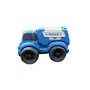 Lexibook Mini Voitures Police et Camion de Pompiers 2 Jouets en Plastique Recyclable pour Bébé 18 Mois - Rouge et Bleu - Garantie 2 Ans