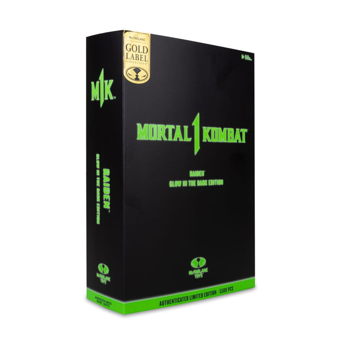 Mortal Kombat Glow in the Dark Edition figurine Raiden (Gold Label) 18 cm Mortal Kombat Glow in the Dark Edition figurine Raiden (Gold Label) 18 cm