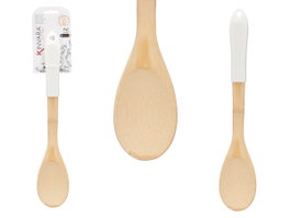 Kinvara Pala Cuillère Bambou Blanc 32 x 6 x 1,2 cm (Set de 24)