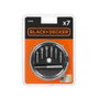 Ensemble de pointes Black & Decker a7090-xj 7 Pièces Plate pH