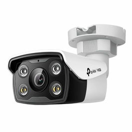TP-LINK VIGI C350(4MM) - Caméra de surveillance extérieure Wi-Fi avec objectif 4mm, résistance aux intempéries, vision nocturne, blanche