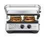 Sage SGR700BSS4EEU1 - Grill-presse électrique multifonction pour plancha et barbecue avec plaques céramiques antiadhésives réversibles et lavables au lave-vaisselle