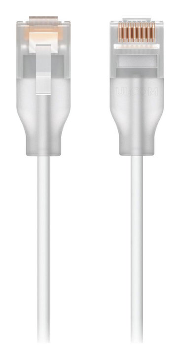 Ubiquiti UniFi Cable Patch Ethernet Nano Etherlighting 2.5 mm 0.15 m Blanc pour Commutateur Pro Max Ubiquiti UniFi Cable Patch Ethernet Nano Etherlighting 2.5 mm 0.15 m Blanc pour Commutateur Pro Max