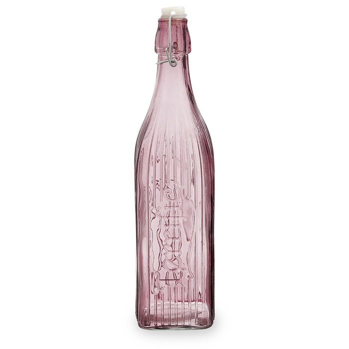 Quid Bouteille Viba en Verre 1 L Orange - Lot de 12
