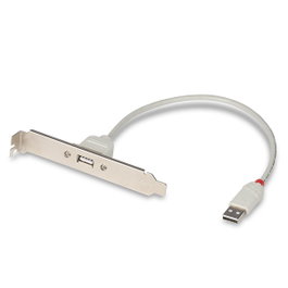 Lindy Adaptateur de slot USB 2.0 interne à externe avec plaque arrière