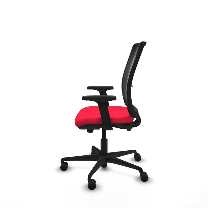 PIQUERAS Y CRESPO Chaise Haches Synchrone/Traslack Rouge Maille Noir PIQUERAS Y CRESPO Chaise Haches Synchrone/Traslack Rouge Maille Noir