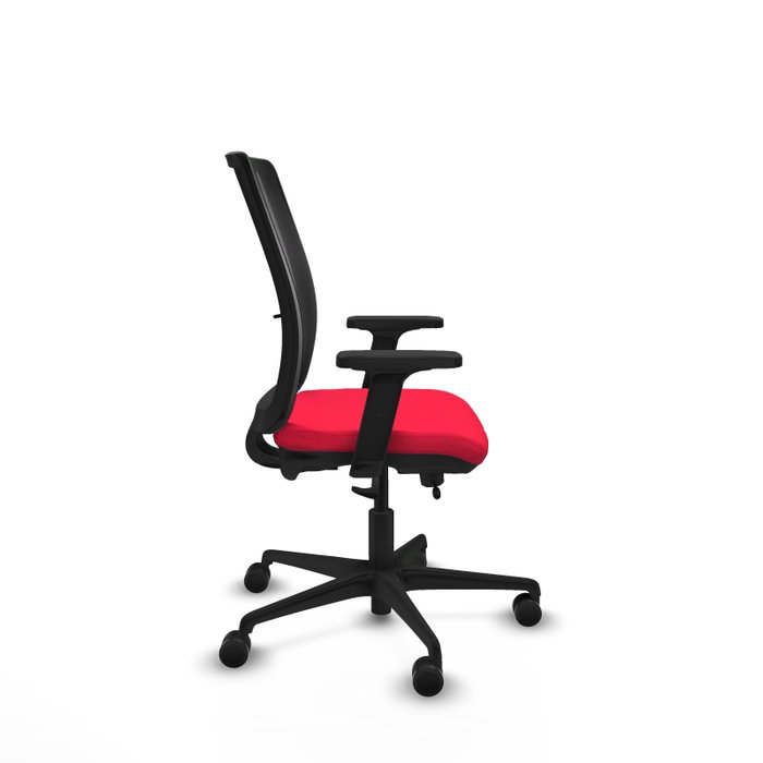 PIQUERAS Y CRESPO Chaise Haches Synchrone/Traslack Rouge Maille Noir PIQUERAS Y CRESPO Chaise Haches Synchrone/Traslack Rouge Maille Noir